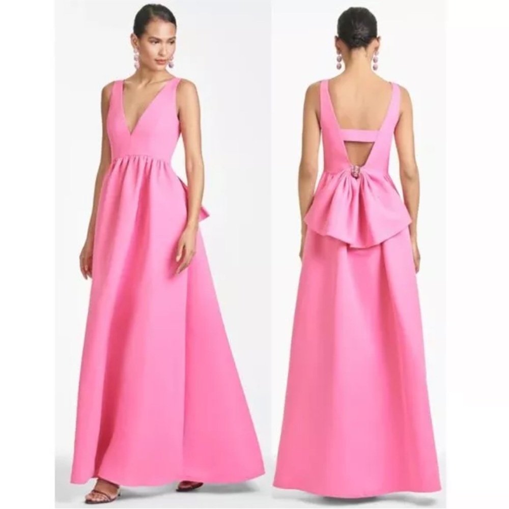 Brand new Sachin and Babi Katrina Gown Maxi Dress in shocking pink (size 6)